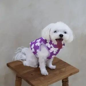 강아지 패딩조끼 리본 애완견 의류 반려동물 옷 (WFKD3M5)