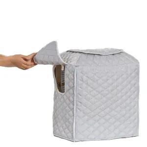 겨울 새장 천 조류 단열 방한용품 애완동물집 보온 지퍼