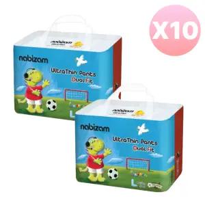 나비잠 기저귀 울트라씬듀얼핏 팬티형 대형 30p X20팩 BNS