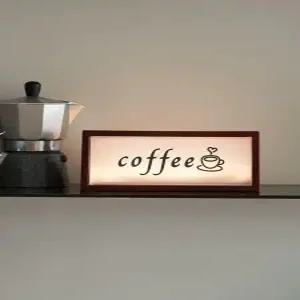 레트로 우드 테이블 조명 충전식 인테리어 고급스러운 라이트박스