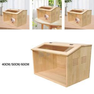 병아리 육추기 햄스터 투명 서식지 튼튼한 다용도 메추라기 빌라 닭장 케이지 애완동물 상자 소형 번식