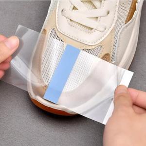 PU 필름 발가락 보호 비오는 신발 먼지 않는 스티커 방수 남성과 커버 방지 테이프 여성을위한 보이지