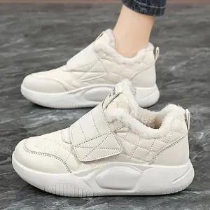 여성 겨울 기모 운동화 방한 캐주얼 슈즈