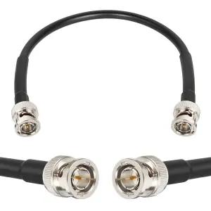 XRDS - RF 12G SDI 케이블 1FT 비디오 3G/6G/12G 75ohm BNC 남성 카메라 컨버터용 HD-SDI/3G/6G-SDI/4K