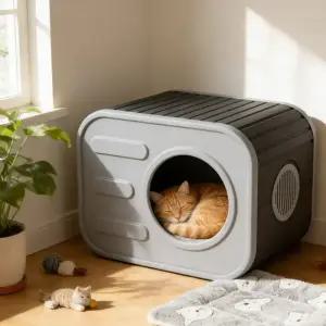 레드와이 플라스틱 고양이집 길냥이 캣하우스 방수 사계절 숨숨집 야외 애견하우스