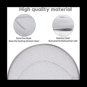호환 닌자 푸디 FG551용 스테인리스 스틸 스플래터 쉴드  가능한 실내 그릴  스마트 액세서리  6 인 1