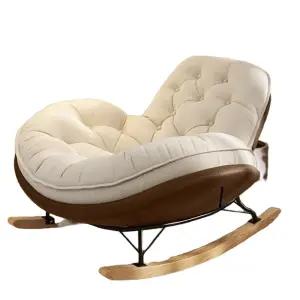 인용 흔들의자 쿠션 스윙 넓은 원목 안락 의자