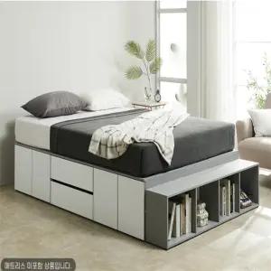 수납벙커 Q (매트미포함) 수납장침대 헤드없는침대