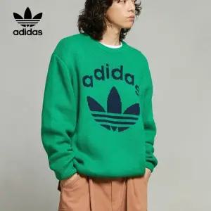 (국내매장판) 아디다스 70s 오리지널스 크루넥 니트 스웨터 그린 JN5966