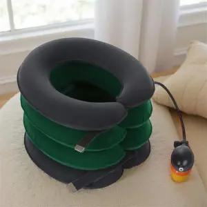 목견인 치료기 가정용 견인기 거북목 경추 관리 4단 에어주입형