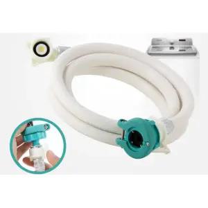 원터치 세탁기 급수호스 1m 2m 3m 5m 7m 가정용 호수연결 냉수온수