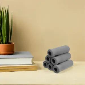 10개입 지팡이 손잡이 패드 EVA 폼 미끄럼 방지 교체용 손잡이 보행 지팡이 보행기 휠체어용 편안한 쿠션