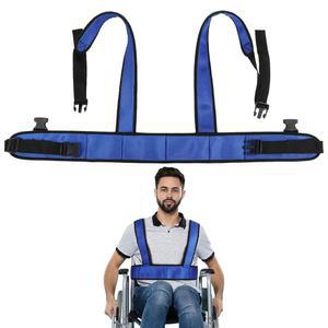 휠체어 하네스, 조절 가능한 안전벨트 몸통 지지 조끼, 환자 관리를 위한 구속 스트랩, 견고한 나일론 스트랩 통기성 메쉬