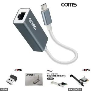 Coms USB C to RJ45 랜카드 C타입 100Mbps/노트북/인터넷/연결/타입/내장/기가/카드/PC/젠더/포트/블루투스