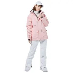 여성 스키복세트 여자 스노우 보드복 상하의 방풍 선택a