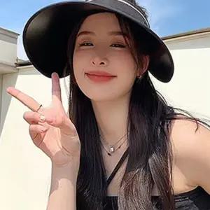 일상발견 썬캡 라탄바이저 여름햇빛가리개 자외선차단모자