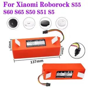 12800mAh 리튬 이온 배터리 진공 청소기 액세서리 14.4V 미 SDJQR01RR SDJQR02RR SDJQR03RRE35 샤오와 C10
