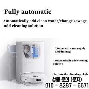 Roborock Q Revo 진공 청소기 로봇 지능형 자동 연결 물 및 하수 시스템 용 새 원본 도크 채우기 키트