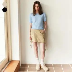 게스 GUESS 여성 허리 스트링 나일론 미니 스커트 OPW5590 258658