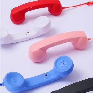 스마트폰 수화기 이어폰 C타입 핸드셋 전화기 휴대폰 레트로