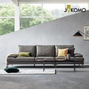 [무이자60][자코모] 셀리나 스윙 4인 기능.성 슈렁큰 천연면피 소가죽 소파