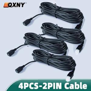 4PCS 2 핀 Parktronic 주차 센서 자동차 반전 백업 레이더 방수 확장 연장 케이블 코드