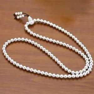 불교 악세사리 수제 팔찌 순은 남자 염주 염주팔찌 108개의 육자진언 은팔찌 999