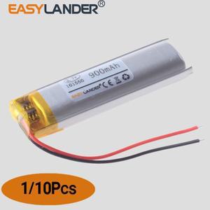 101550 블루투스 헤드폰 DVR 레코더 등록 기관용 3.7V 900mAh 충전식 리튬 이온 폴리머 배터리 Lipo
