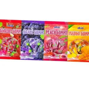 딸기젤리 오키오젤리4종 딸기+포도+피치+망고(1개씩)