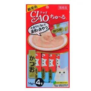 이나바 챠오 츄르 가다랑어 14g 4P X3개 고양이 간식