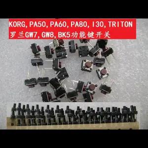 10 개몫 기능 키 스위치 푸시 버튼 KORG 01W PA50 60 80 I30 Triton 용 스위치