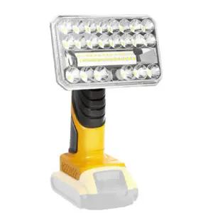 글라우벤 LED 작업등 정품 디월트 배터리 호환 손잡이형 방열판형 5인치 9인치 캠핑등 USB-A 포트 내장
