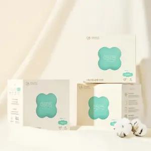 산들산들 순면커버 생리대 3종 택1 (중형/오버나이트/롱팬티라이너)