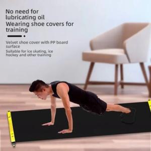 피트니스 스케이팅 트레이닝 보드 성인용 슬라이딩 매트 홈용 스피드 스키 다리 툴 요가