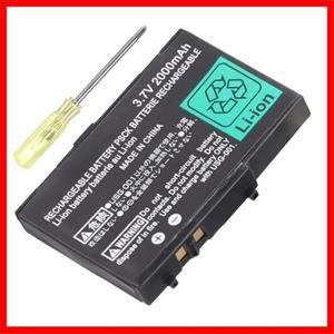 닌텐도 DS 라이트용 3.7V 2000mAh 충전식 리튬이온 배터리 교체용 내장 팩 드라이버 포함