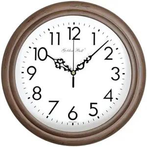 GB4436 AMN825E6 앤틱 무소음 벽시계 32.5cm 월넛