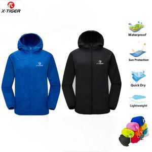 TIGER 스킨 하이킹 레인 자켓 코트 UV 빠른 캠핑 의류 건조 방수 윈드 브레이커 야외 낚시 남성 여성