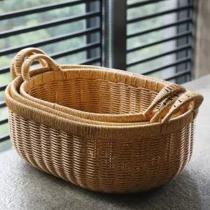 수납 바구니 카페 인테리어 소품 빈티지 다용도 나들이