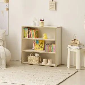 [가구리빙]에코키즈 A형 800 책장 수납장 creamwhite