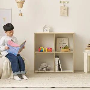 [가구리빙]에코키즈 B형 800 책장 수납장 creamwhite