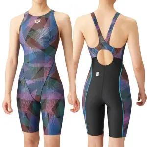 아레나 여자 선수용 5부 반전신 수영복 U14584 경기용