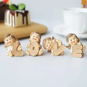 사랑스러운 BGW736W0 천사 스타일 러브 이니셜 미니어처 고품질