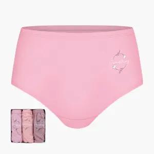 BYC 여성 팬티 세트 순면 여자 맥시 삼각 3매입 빅사이즈 엄마 할머니 부인용 큰 100 105 110 115 WCP9111