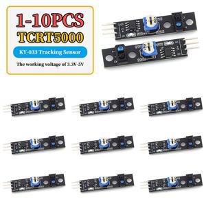 TCRT5000 적외선 반사 센서 IR 스위치 배리어 라인 트래킹 모듈 4핀 3.3-5V 아두이노 스마트카용