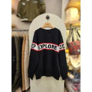 [지프키즈] 지프키즈 EXPLORE 라인배색 맨투맨 KP3TSU865 블랙 [P003749760]