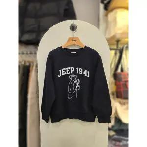 [지프키즈] 지프키즈 JEEP 1941 베어 맨투맨 KP1TSU897 블랙,그레이 [P003749775]