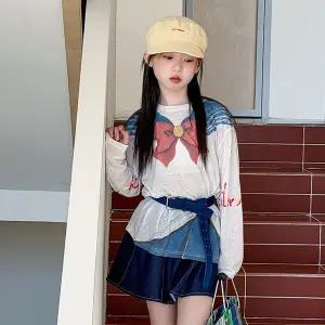 [베이비맥스] 빅리본 프린팅 티셔츠 R16324 [P003749800]