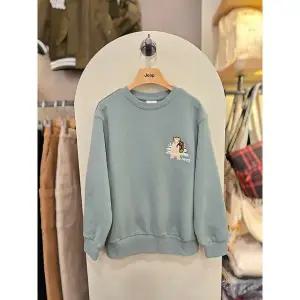 [지프키즈] 지프키즈 아플리케 캠핑 베어 맨투맨 KP1TSU842 민트,멜란지그레이 [P003750033]