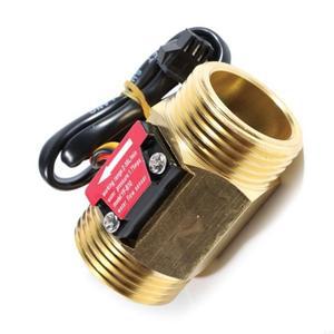 02dB G1 워터 플로우 스위치 황동 물 센서 DC3.5 24V 손 설치 홀 온수기에 사용됩니다.