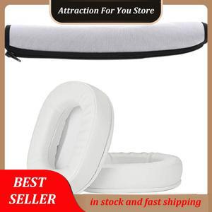 ATH M50X Technica M40X M30X M20 화이트 & 프로텍터 헤드 밴드 커버 쿠션 용 핫 판매 이어 쿠션 메모리 폼 이어 패드 커버